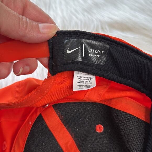 Nike Dri Fit Clemson Orange and Purple Logo Hat - Picture 5 of 5